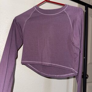 Alphalete long sleeve crop